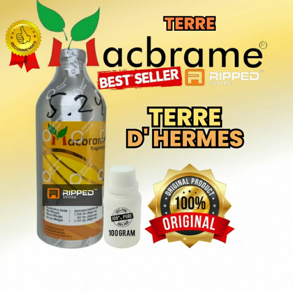 100ml Bibit Parfum Murni Terre Inspired Terre D Her Mes By Macbrame Original