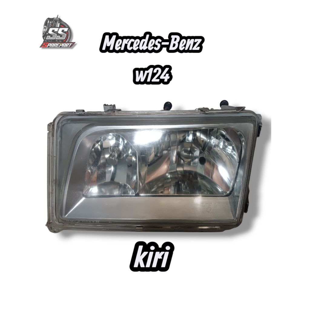 HEADLAMP LAMPU DEPAN MERCEDES-BENZ W124 KIRI TAHUN 1984-1995