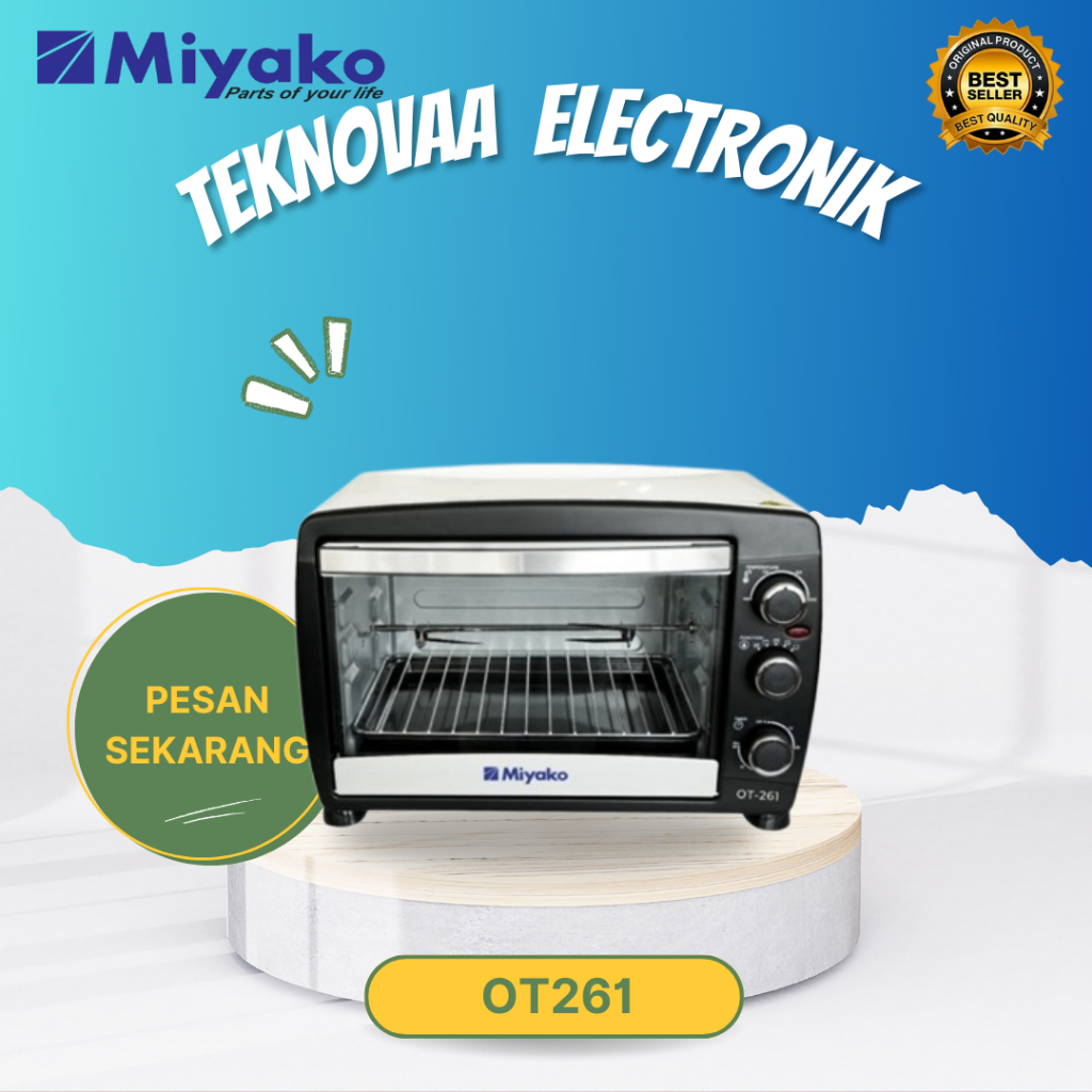 Oven Toaster Miyako OT261 26L/OT-261/OT 261/Oven Miyako/Miyako Oven/Oven Toaster/Oven Murah/Oven Miy