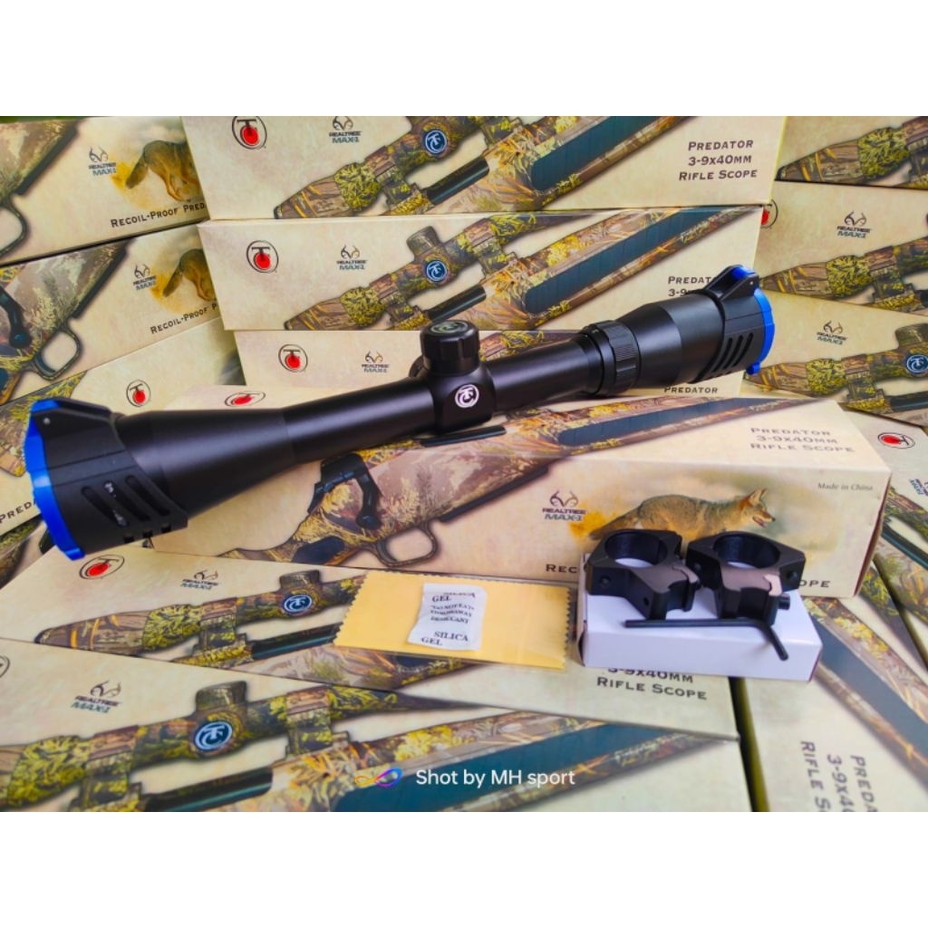 telescope tc predator 3-9x40 mildot, HK angka