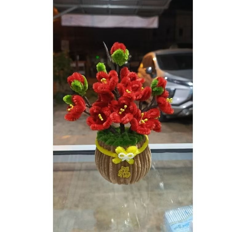 Pot Bunga sakura imlek
