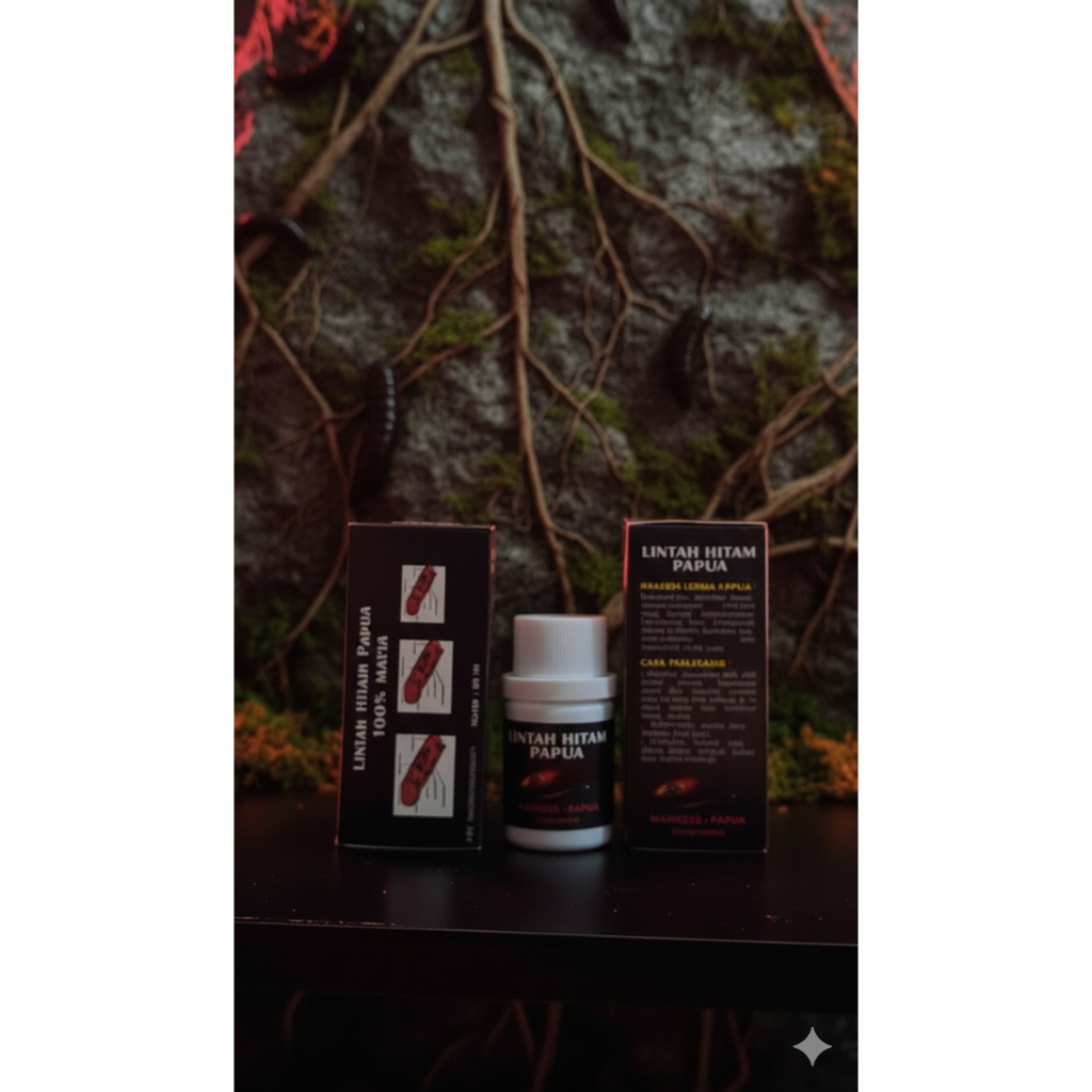 LINTAH HITAM PAPUA LINTAH MINYAK URUT PIJIT PERAWATAN KHUSUS PRIA 100% ORIGINAL HERBAL TRADISIONAL