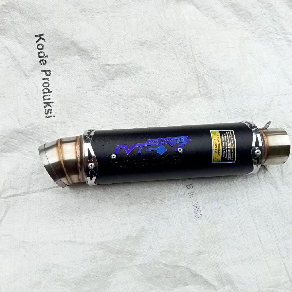 slincer knalpot original msx black coting dos inlet 50 jrm