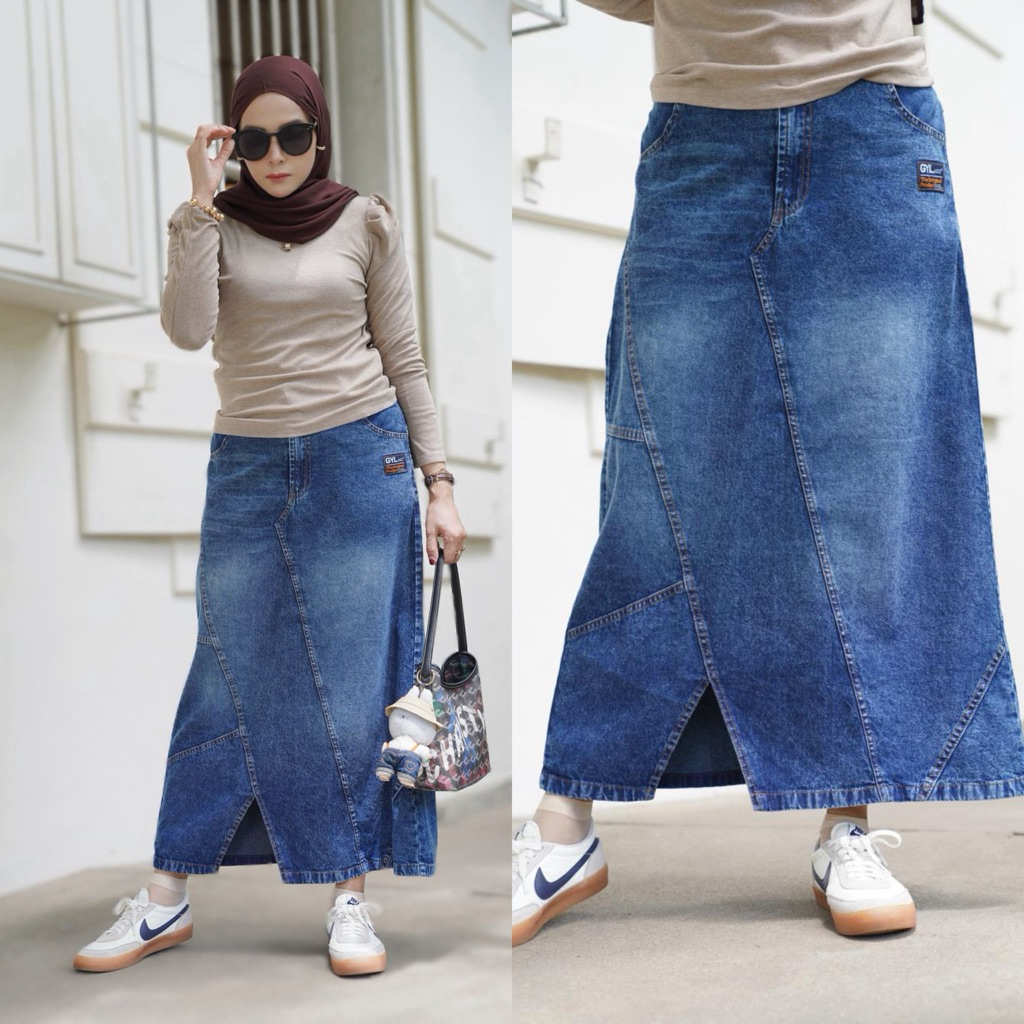 rok jeans skirt by gyl authentic