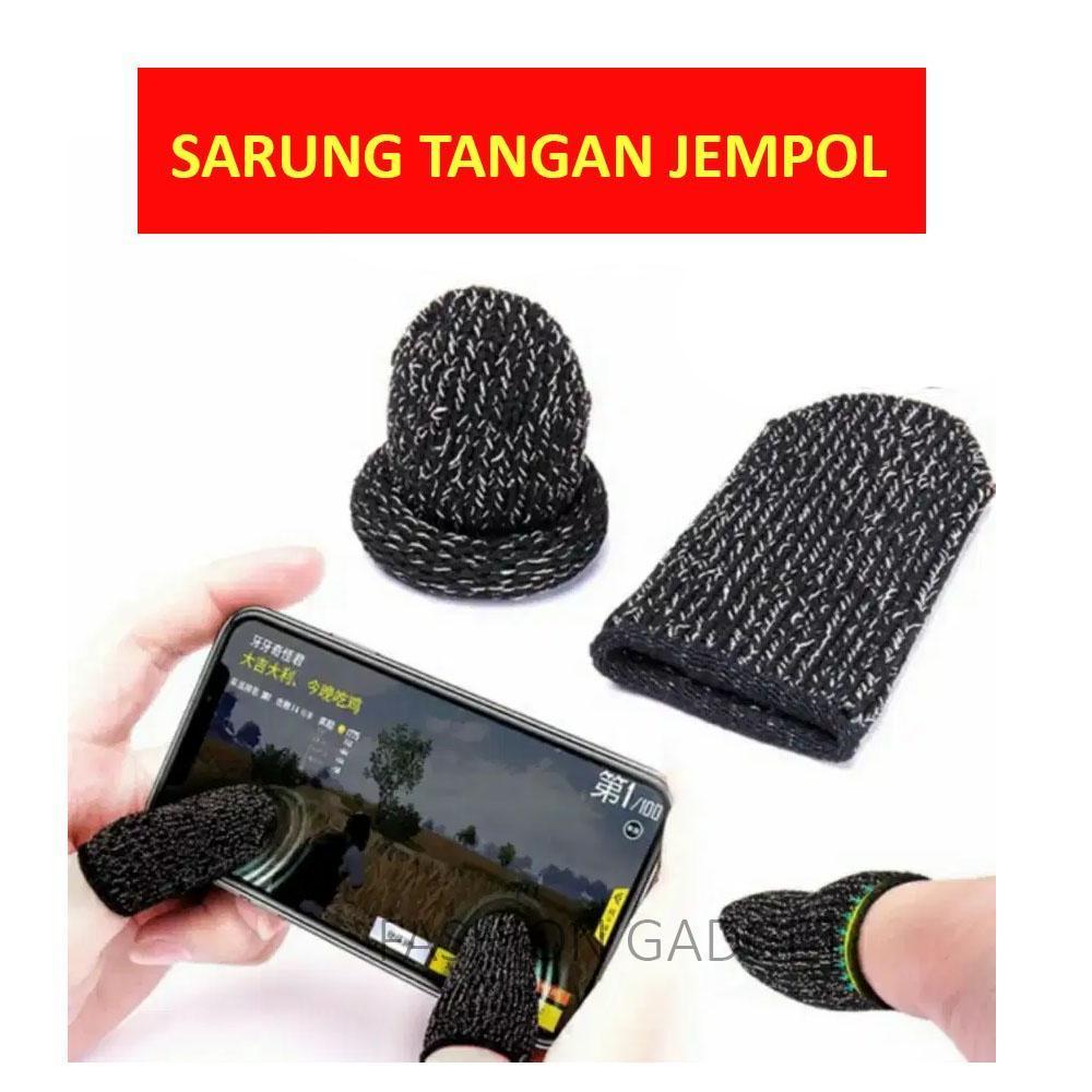 Sarung tangan jempol gaming main game/ jari gamer anti keringat basah / gamers murah Gratis ongkir H