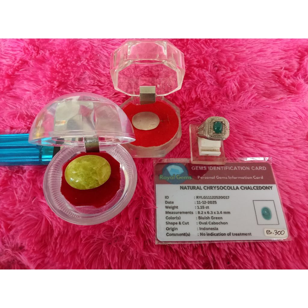 Batu akik asli sepaket sertifikat