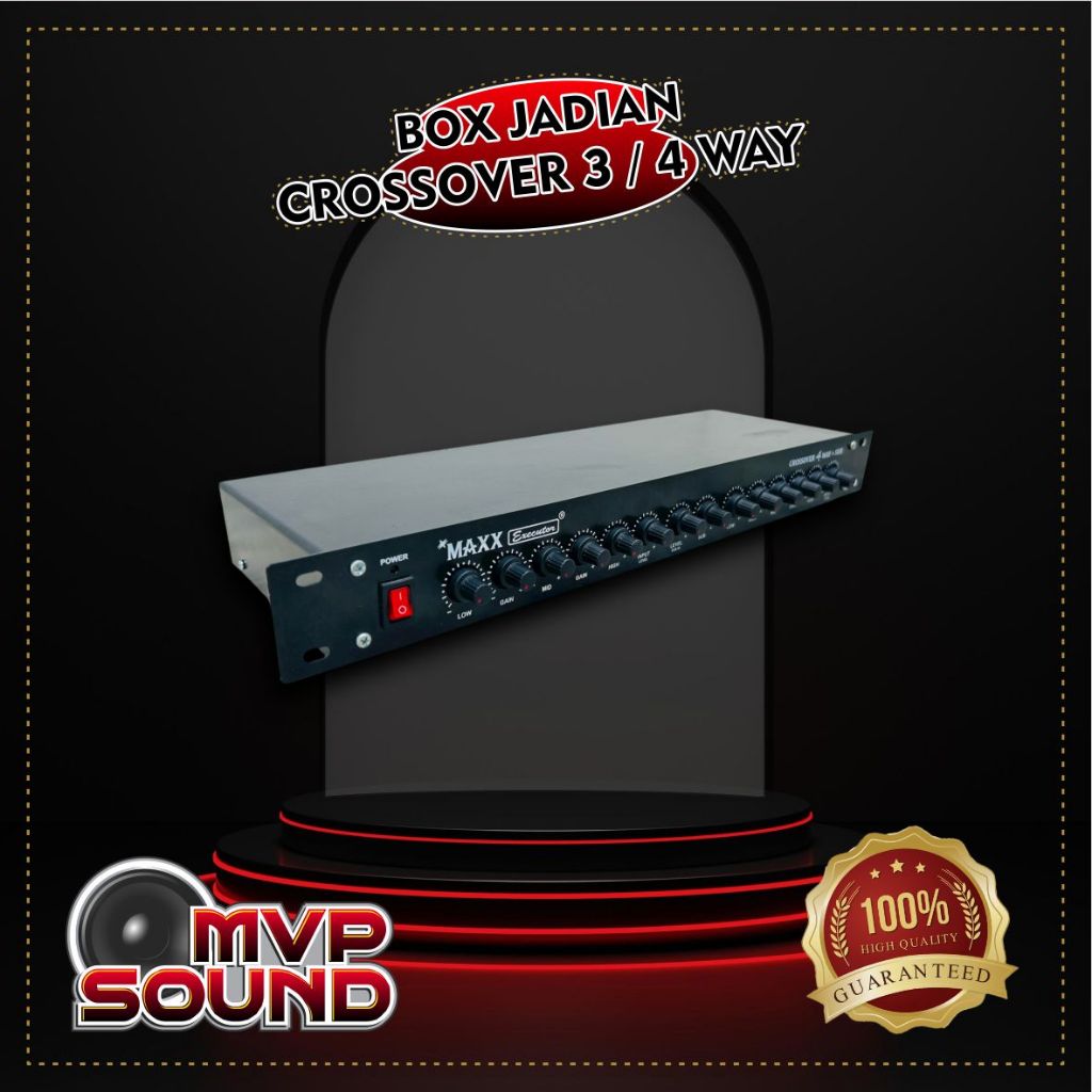 Power Amplifier RAKITAN Crossover 3/4 Way + Sub ups