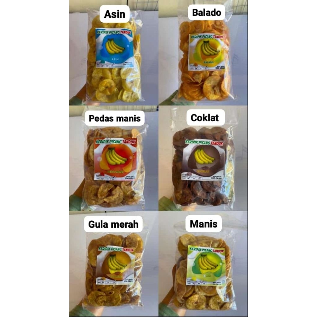 kripik pisang tanduk