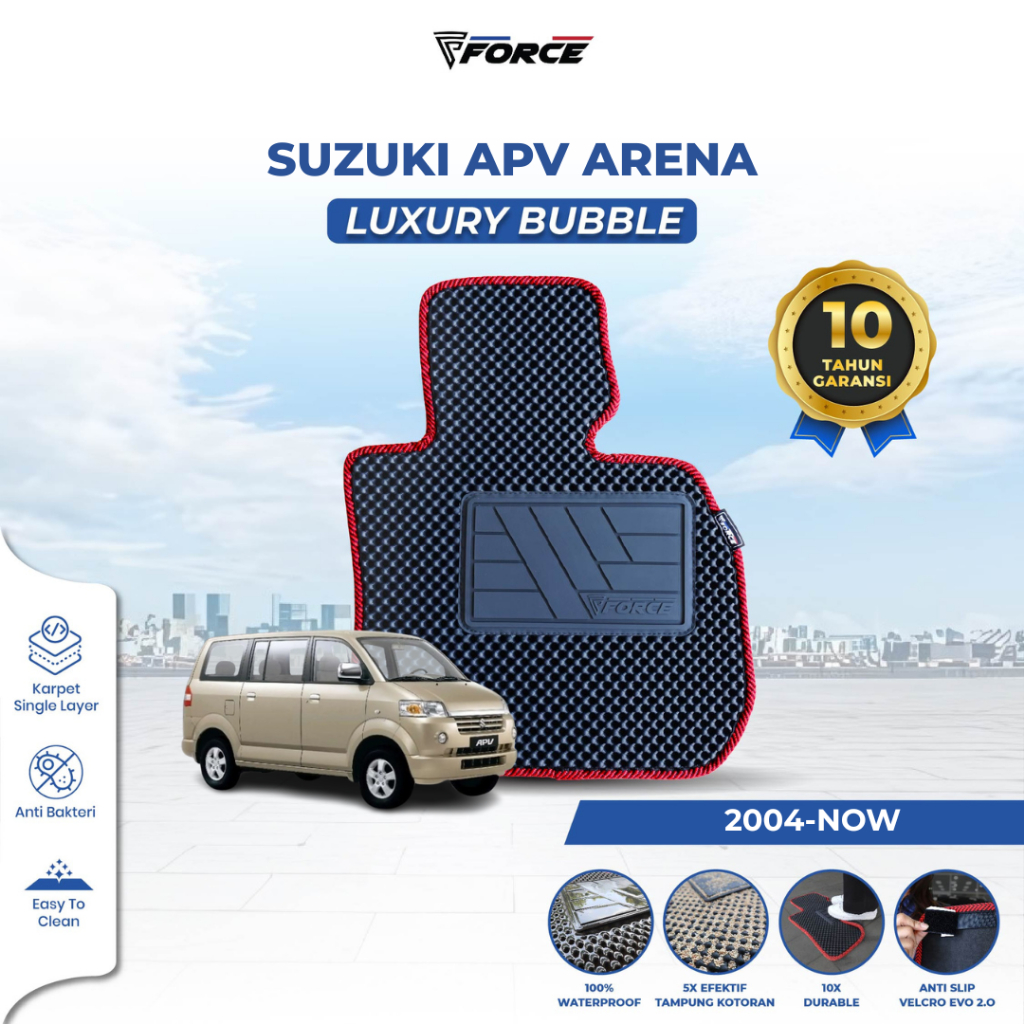 Karpet Mobil Suzuki APV Arena 2004-Now Custom FIT Luxury Bubble Bergaransi