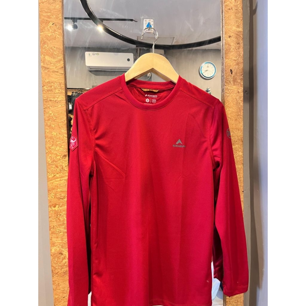 BASELAYER/ KAOS JERSEY EIGER RED 28 GUNUNG