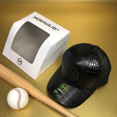 Topi Baseball Kulit Pria Wanita Motif Crocodile Hitam mds bulat Unisex Classic