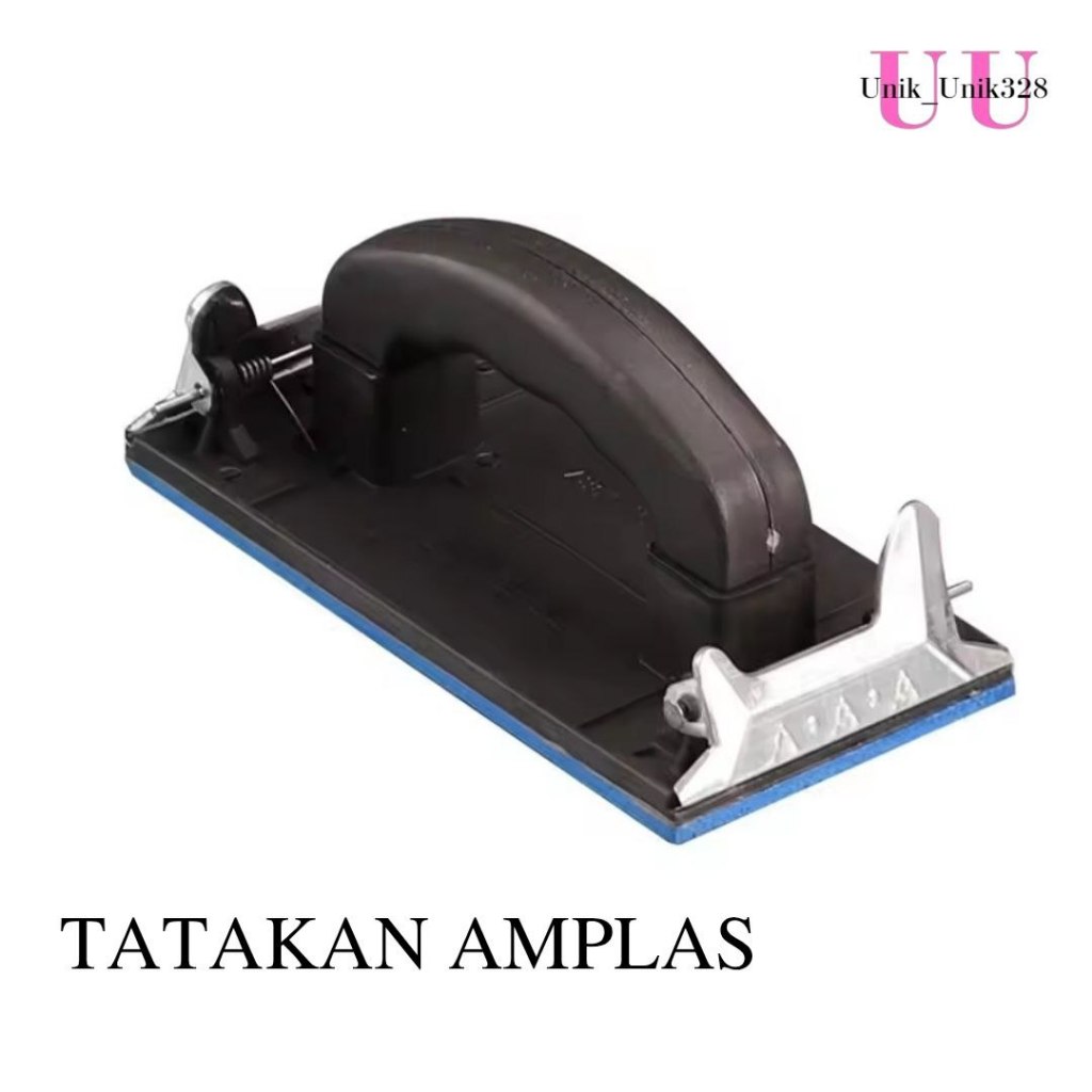 Holder Amplas Manual untuk Kayu Dinding Tembok Besi Tatakan Amplas Gosok Serbaguna Alat Gosok Amplas