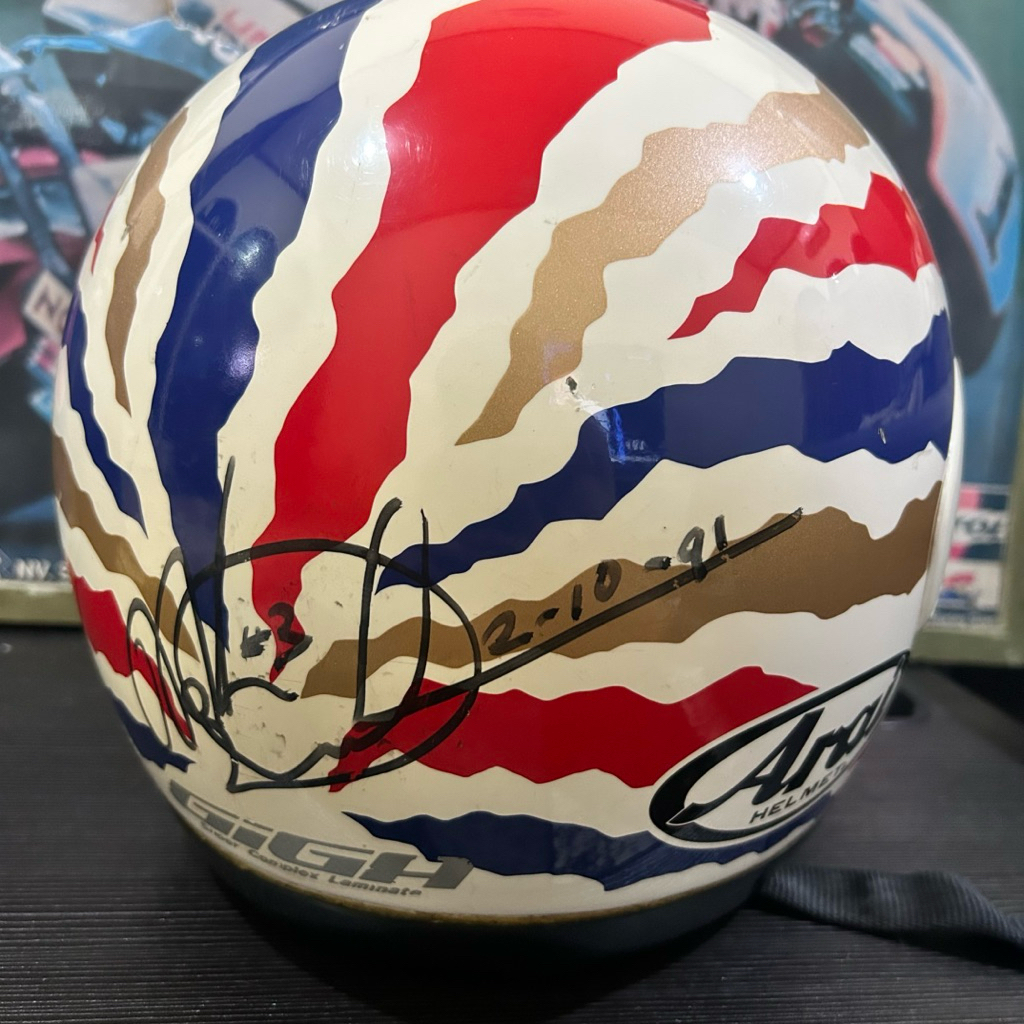 Arai Giga 1 Doohan Reggae bertanda tangan ASLI
