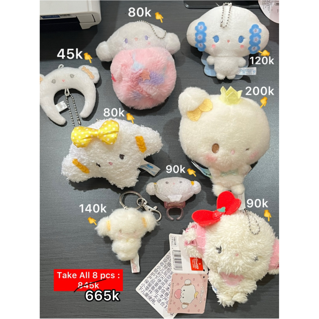 Cogimyun sanrio keychain, ring, plush