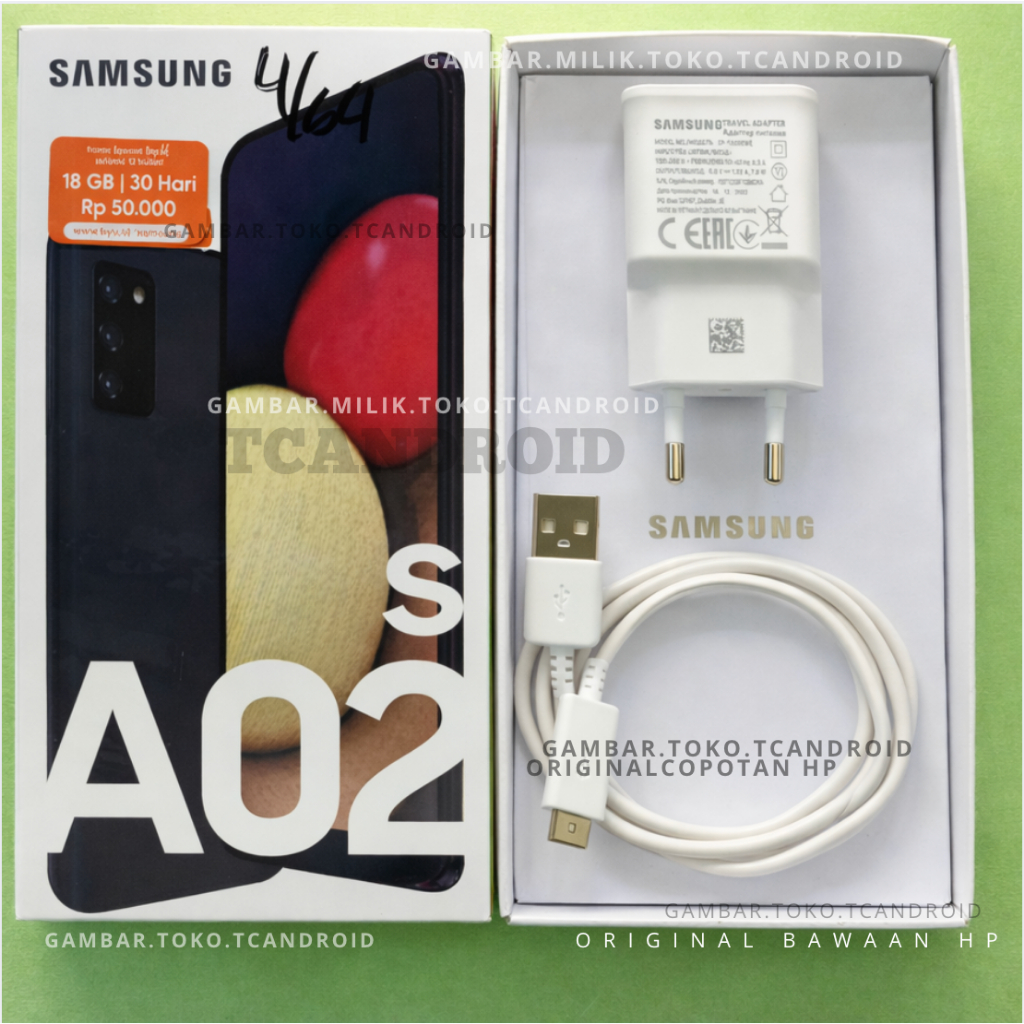 CHARGER SAMSUNG A02s ORIGINAL COPOTAN HP TYPE C GARANSI 2 BULAN