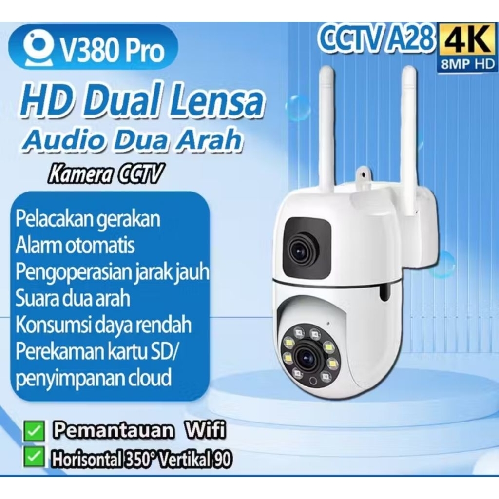 Wifi CCTV Dual Camera 360 Pantau Jarak Jauh