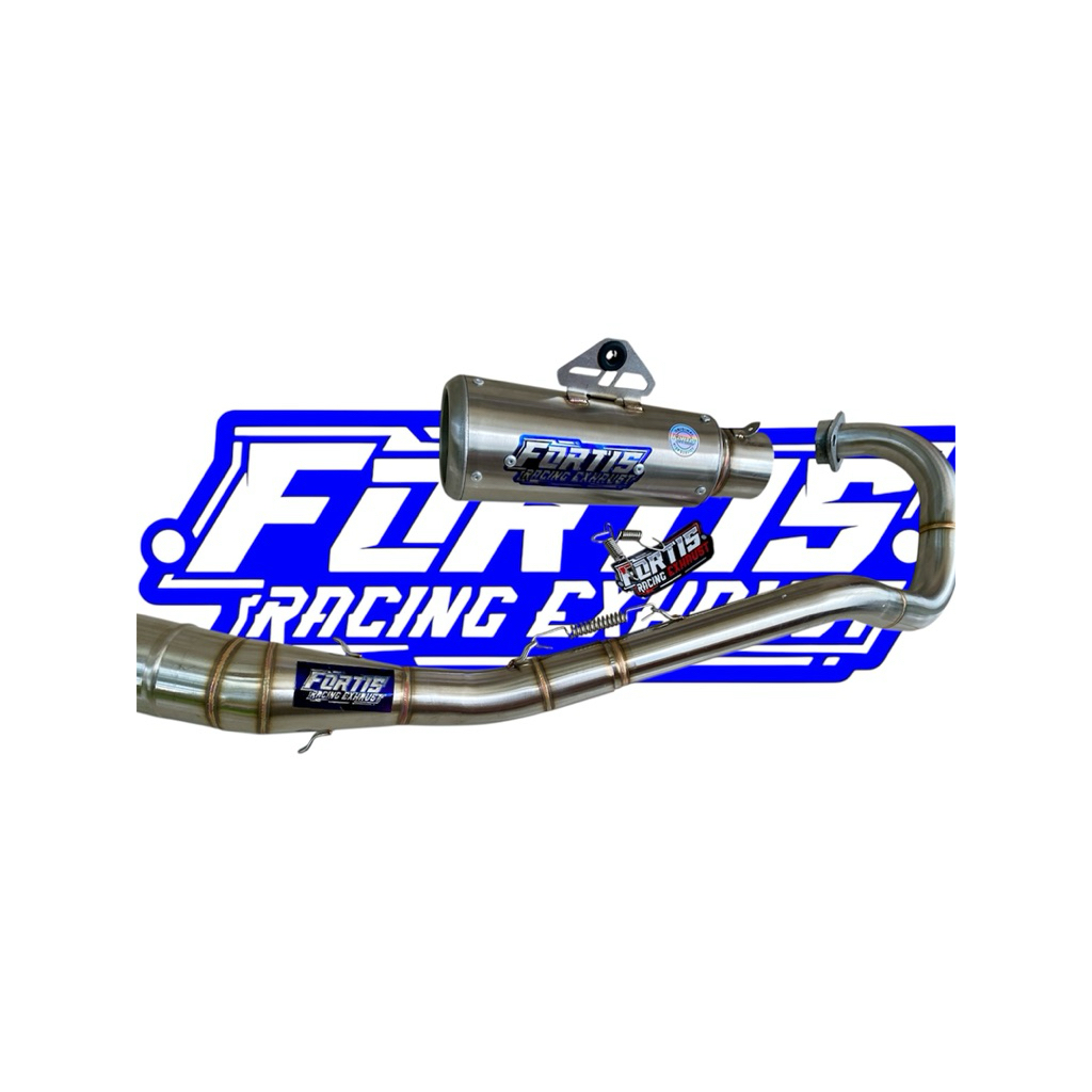 fullset Knalpot mx king step standar type gp2 original fortis leheran bending
