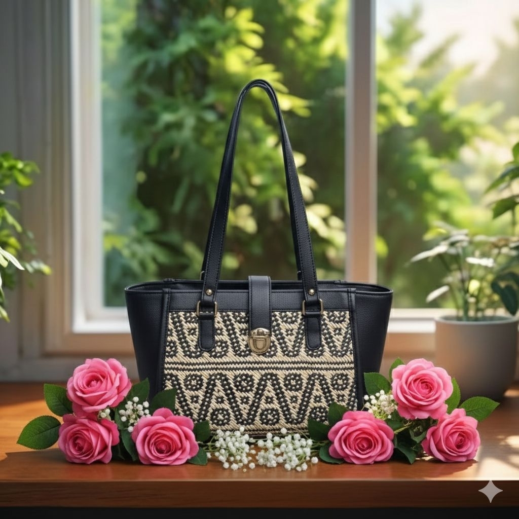 Tas anyam rotan Kalimantan