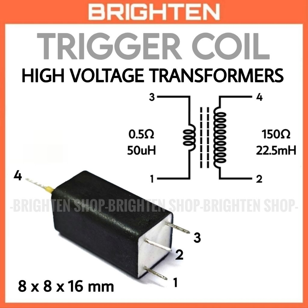 Trigger Coil Flash Tube High Voltage Transformer Trafo Triger