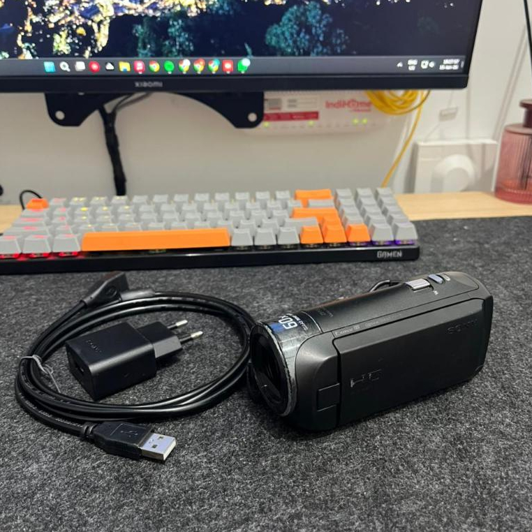 Handycam Sony CX405 Normal Second Cocok untuk Streaming