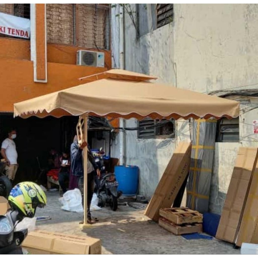 Payung Gantung shower kotak super jumbo, PAYUNG PANTAI CAFE dll.