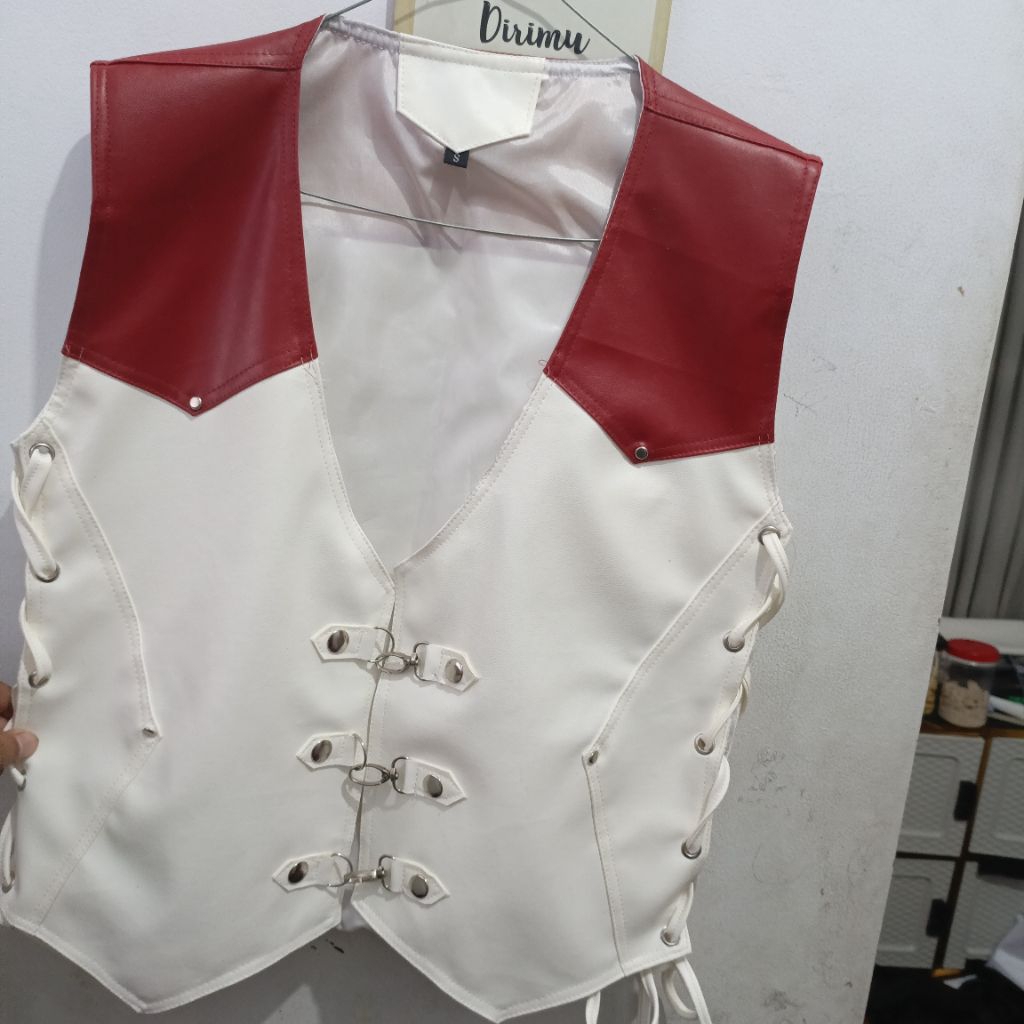 JAKET ROMPI MOTOR BIKERS KOBOY SEMI KULIT TERMURAH