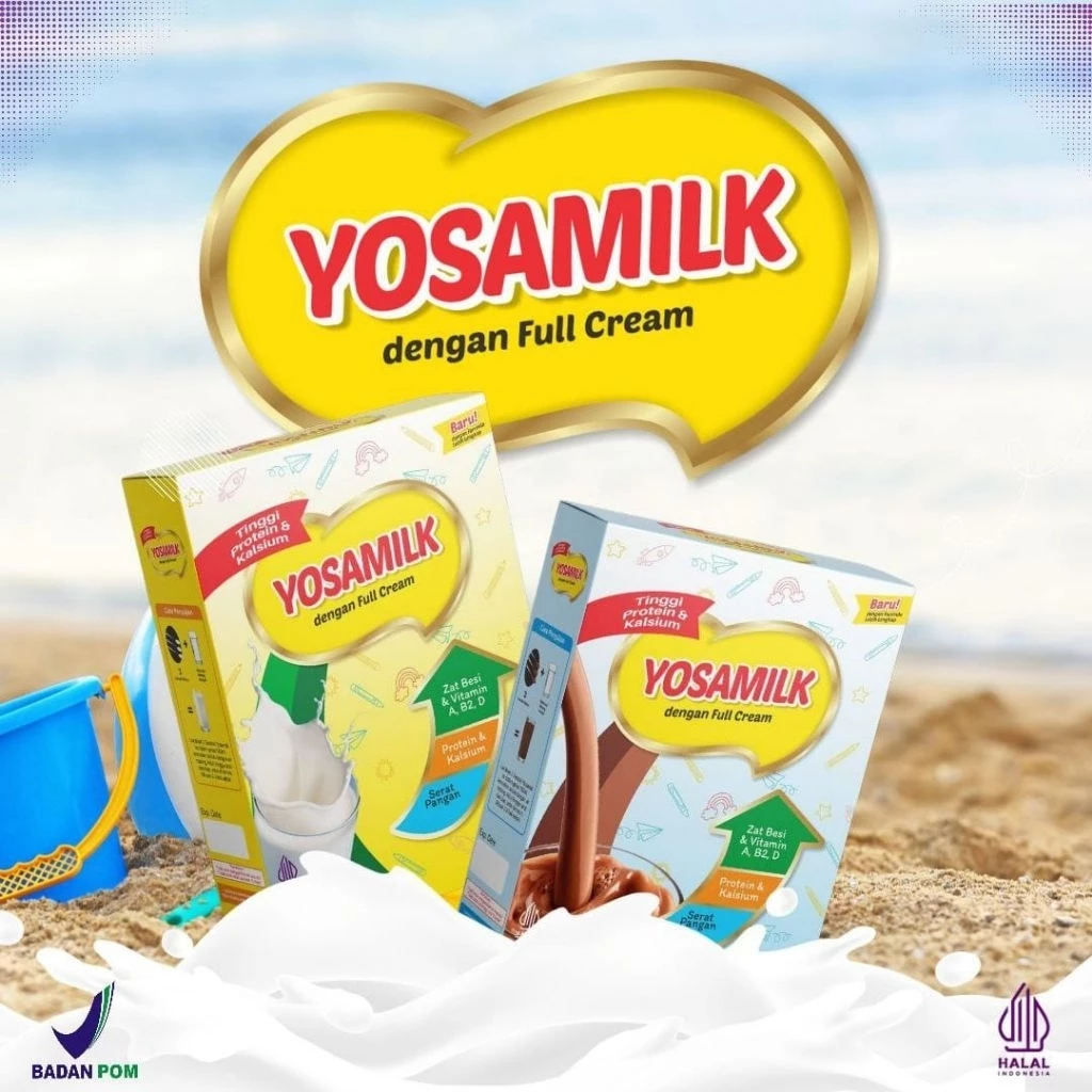 Susu Penggemuk Peninggi Badan Penambah Napsu Makan Anak YOSAMILK Susu Gemuk BPOM Ampuh / Susu Penamb