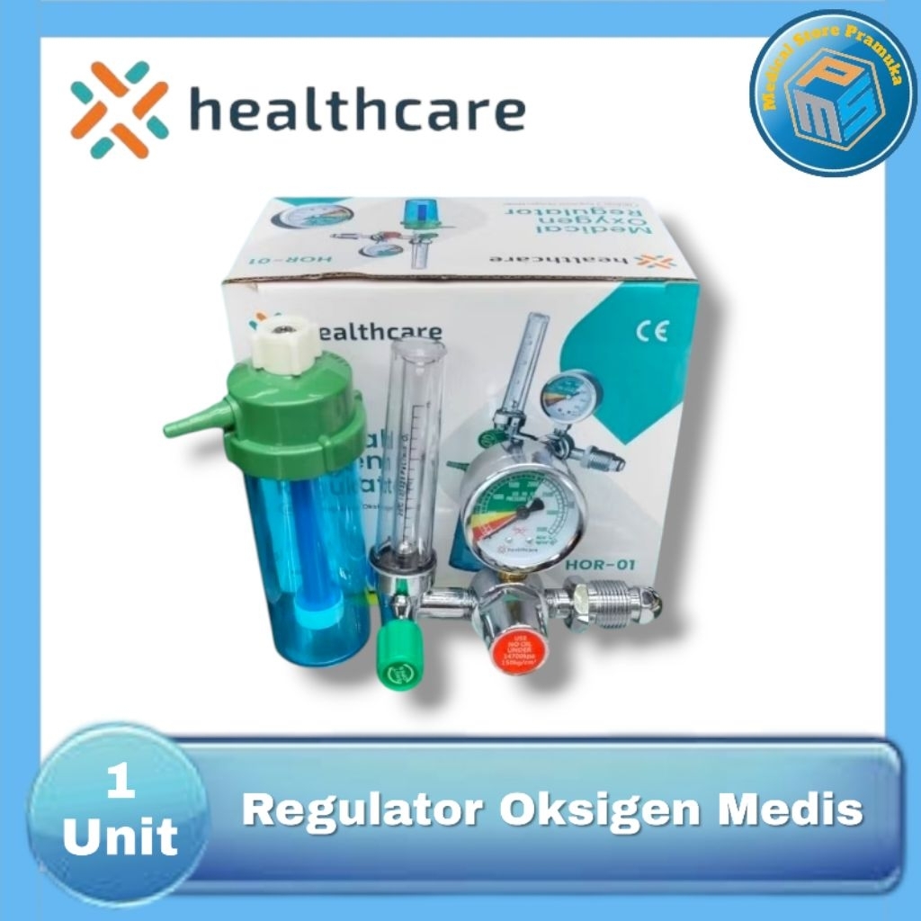Regulator Oksigen Medis Healthcare  Regulator  Tabung Oksigen