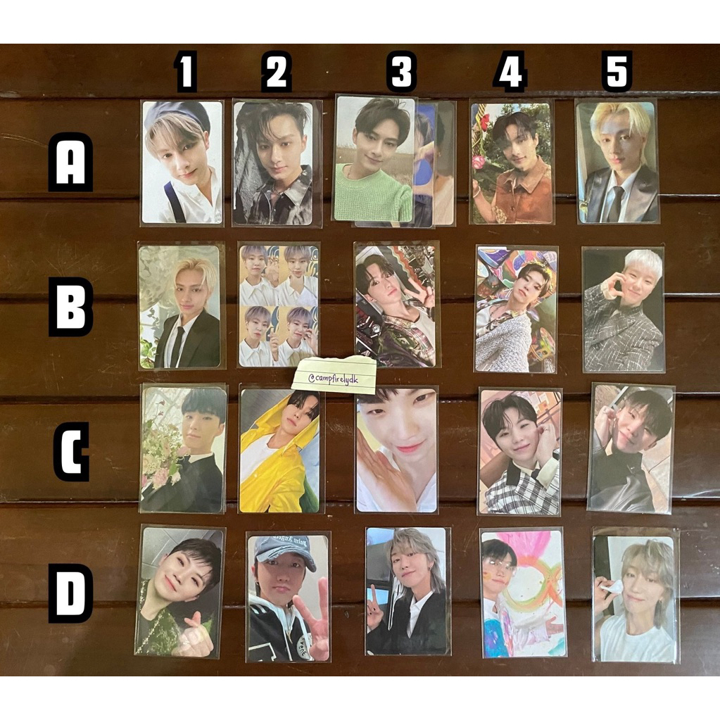 SEVENTEEN JUN HOSHI WOOZI THE 8 Photocard Album An Ode FTS Heaven Henggarae Touring Sector17 YZY Car