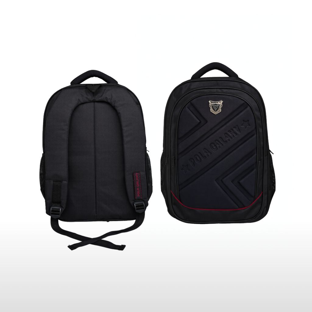 Tas Ransel Embos Pola Galaxy backpack tas sekolah tas cowok cewek