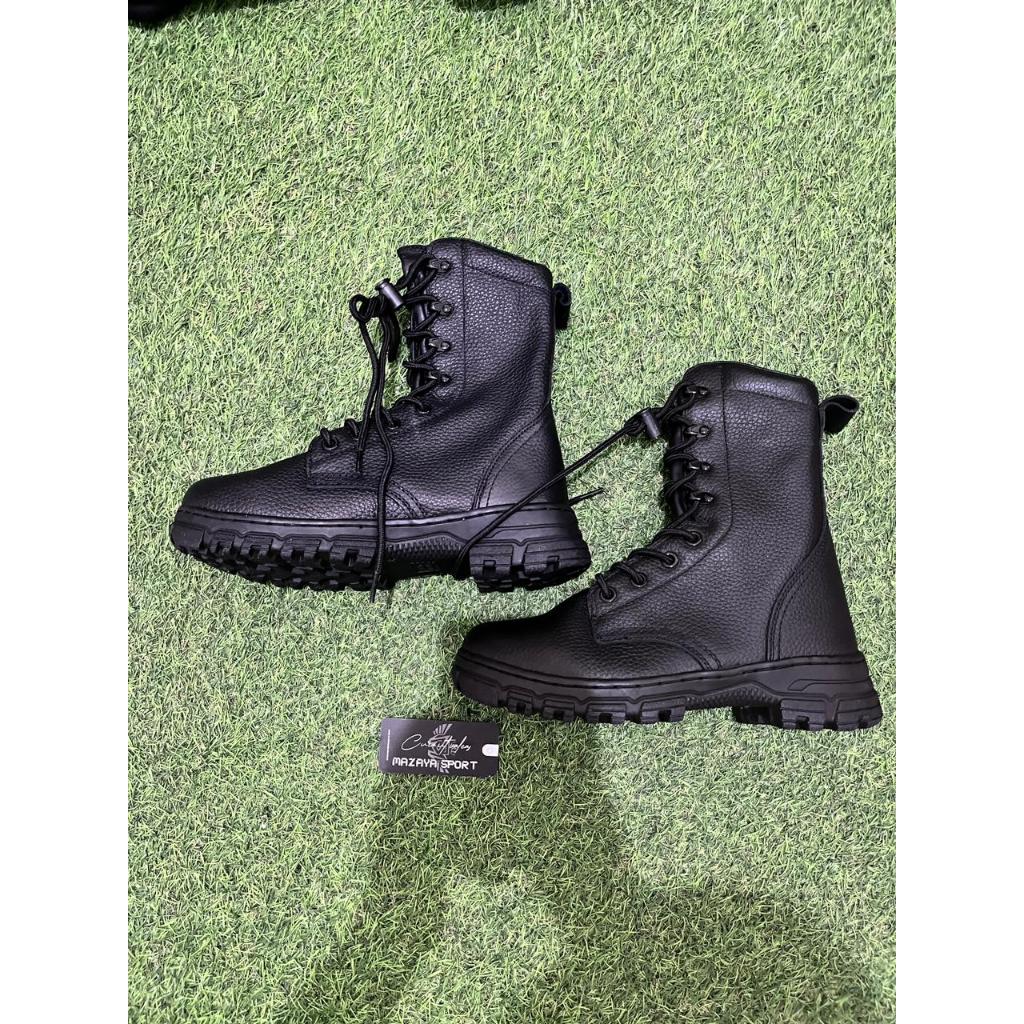 SEPATU KULIT JERUK LENTUR ASLI JATAH PEMBAGIAN MABES TNI PT MTS TAHUN 2024 COCOK UNTUK OUTDOOR