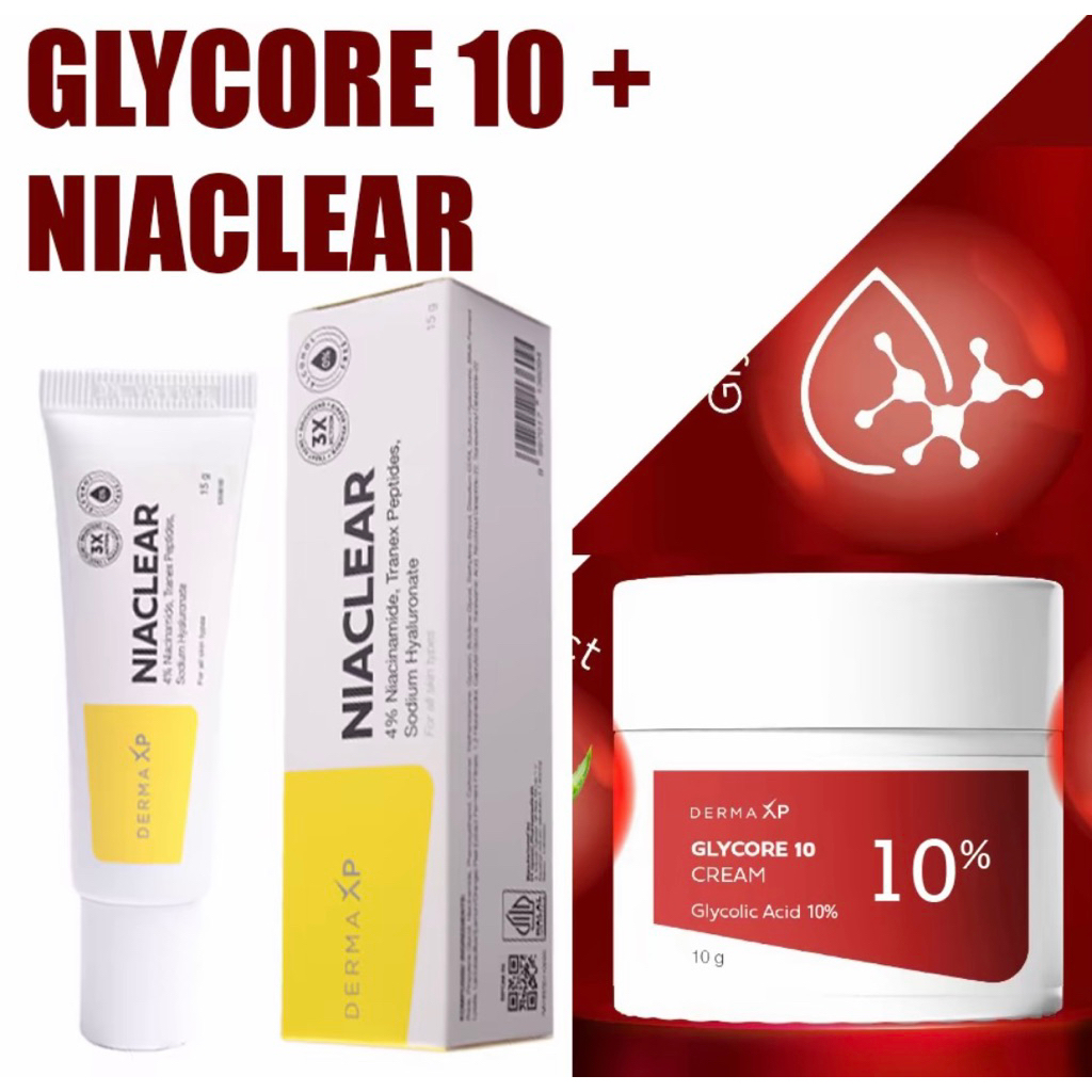 PAKET BUNDLING GLYCORE 10%+NIACLEAR-NIACLEAR+GLYCORE 10%