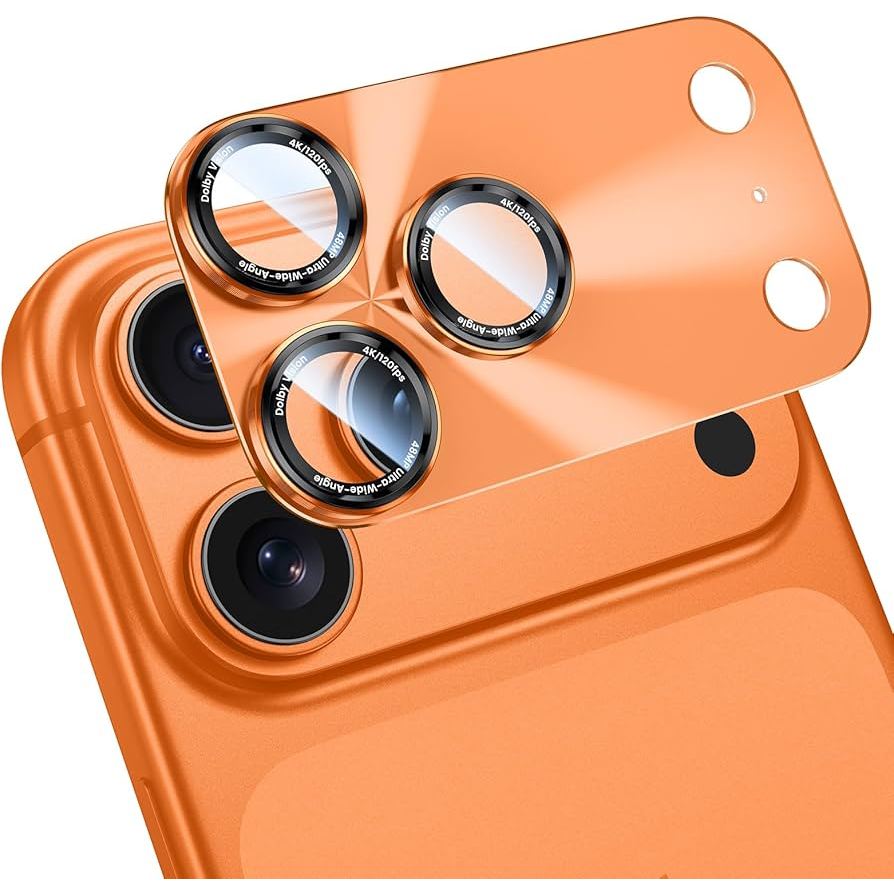 Titanium Armor Camera Lens iPhone 17 Pro Max Seamless 360 Full Cover Pelindung Lensa Kamera Anti Ref