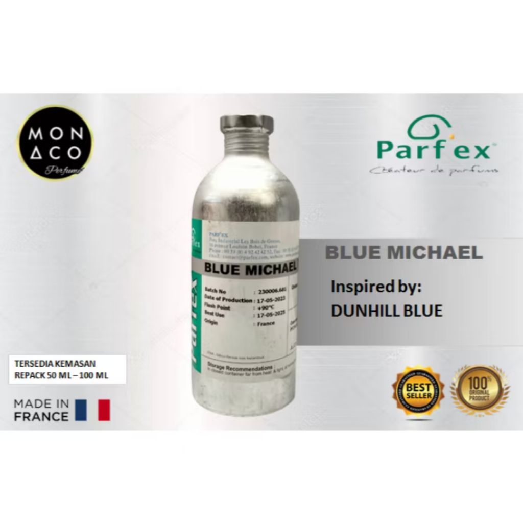 BLUE MICHAEL INSPIRED DUNHILL BLUE BY PARFEX - ASLI 100%