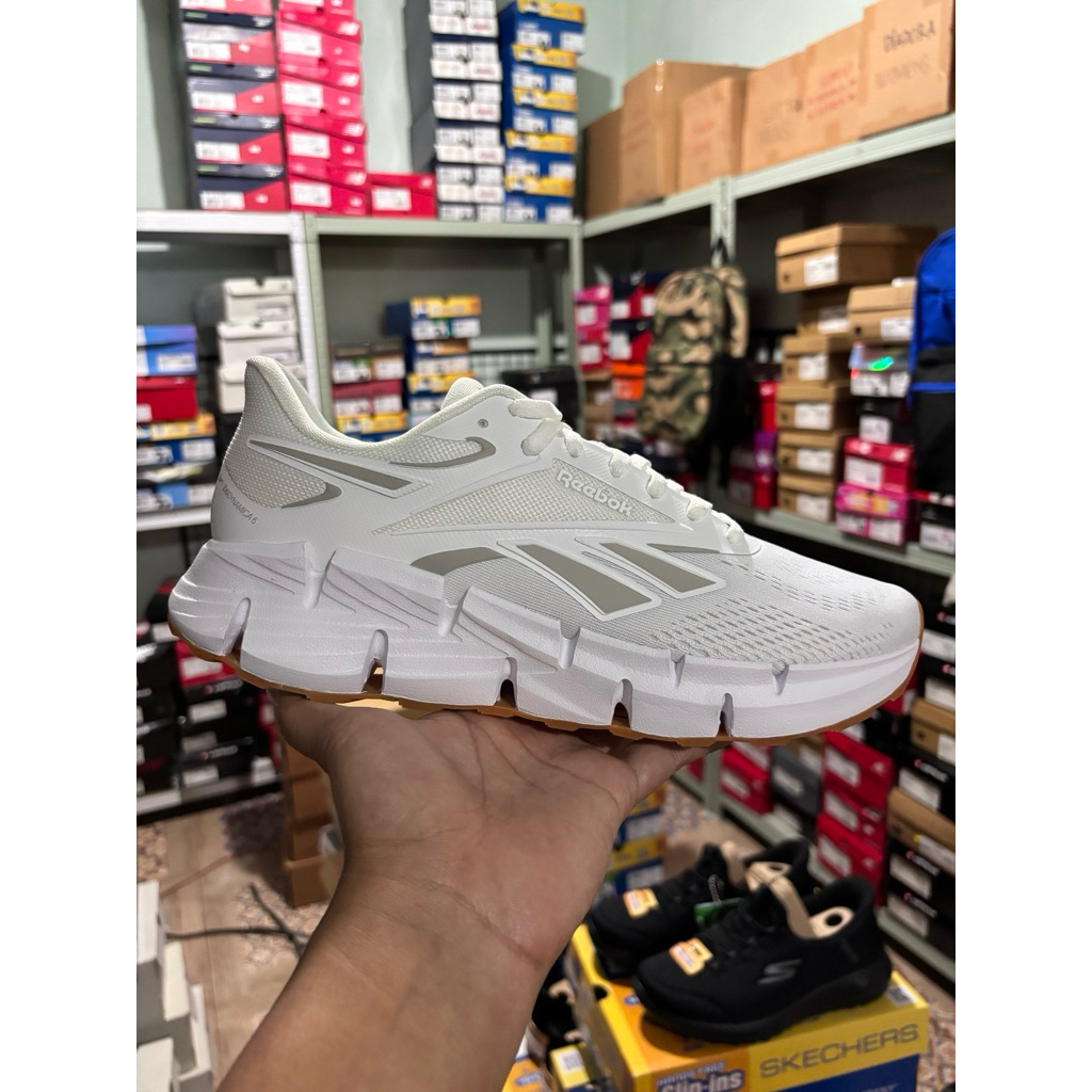 Reebok ZIG DYNAMICA 6 running white grey 100225491