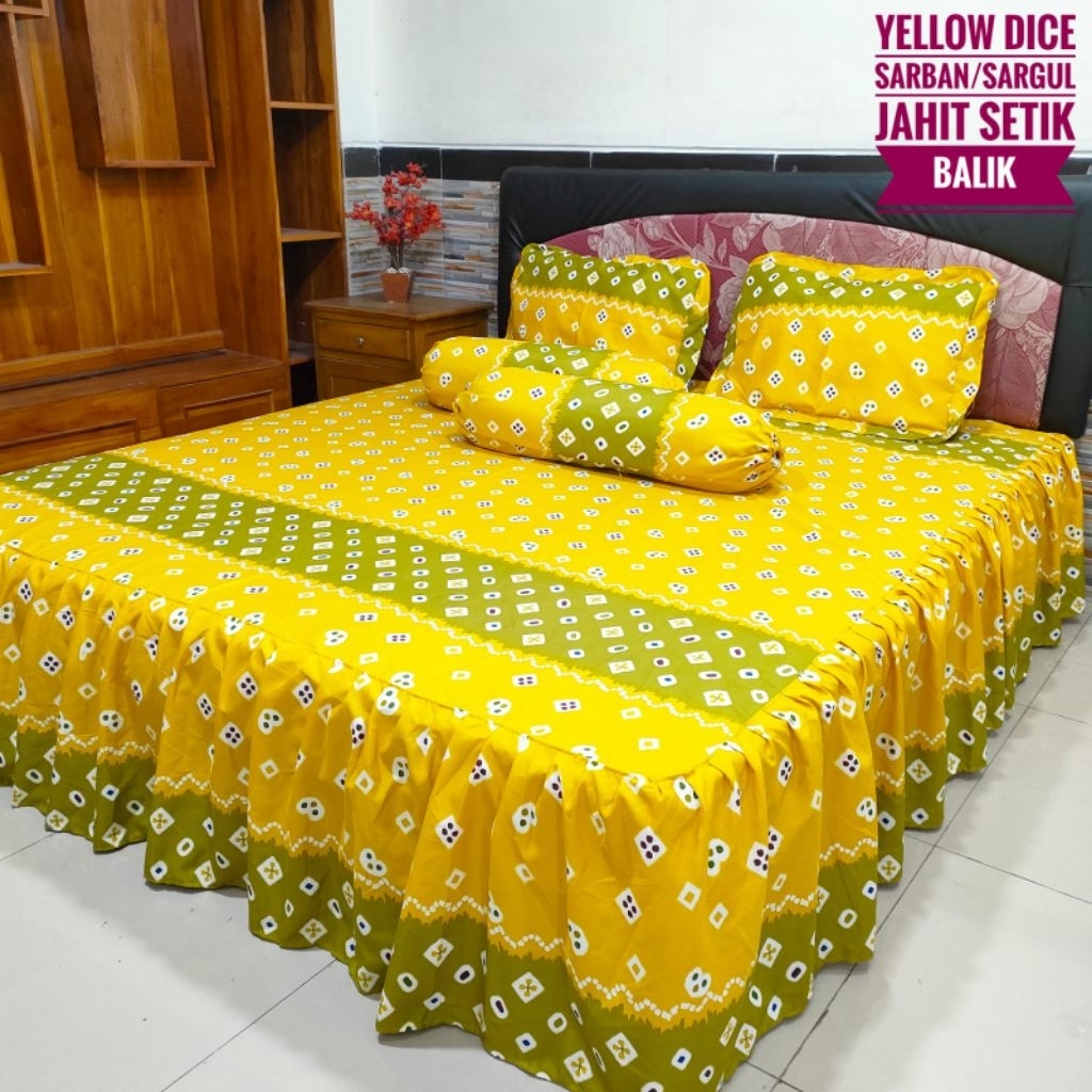 SPREI RUMBAI/SPREI ANTI GESER/SPREI RUMBAI MOTIF/SPREI MEWAH/SPREI MURAH/SPREI HOMEMADE/Sprei Rumbai