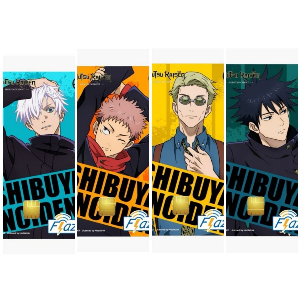 Kartu Flazz Limited Edition - Anime Jujutsu Kaisen Gen2