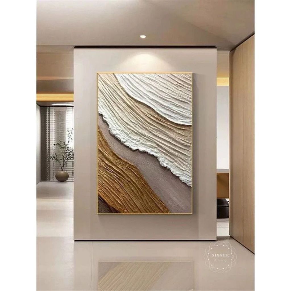 lukisan.dinding.hiassan.ruangtamu.kamar.hotel.dengan.nuansa,ombak,pantai