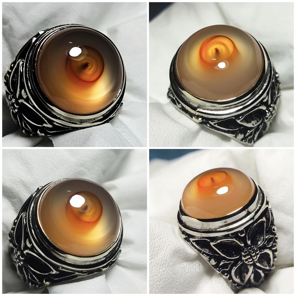 Batu Sumur Bandung - Sumur Puser Dalam- Batu Akik Crystal Chalcedony Motif