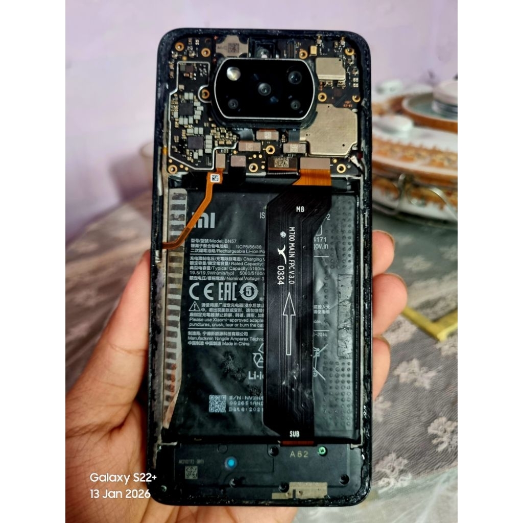 Mesin Poco X3 Pro Matot