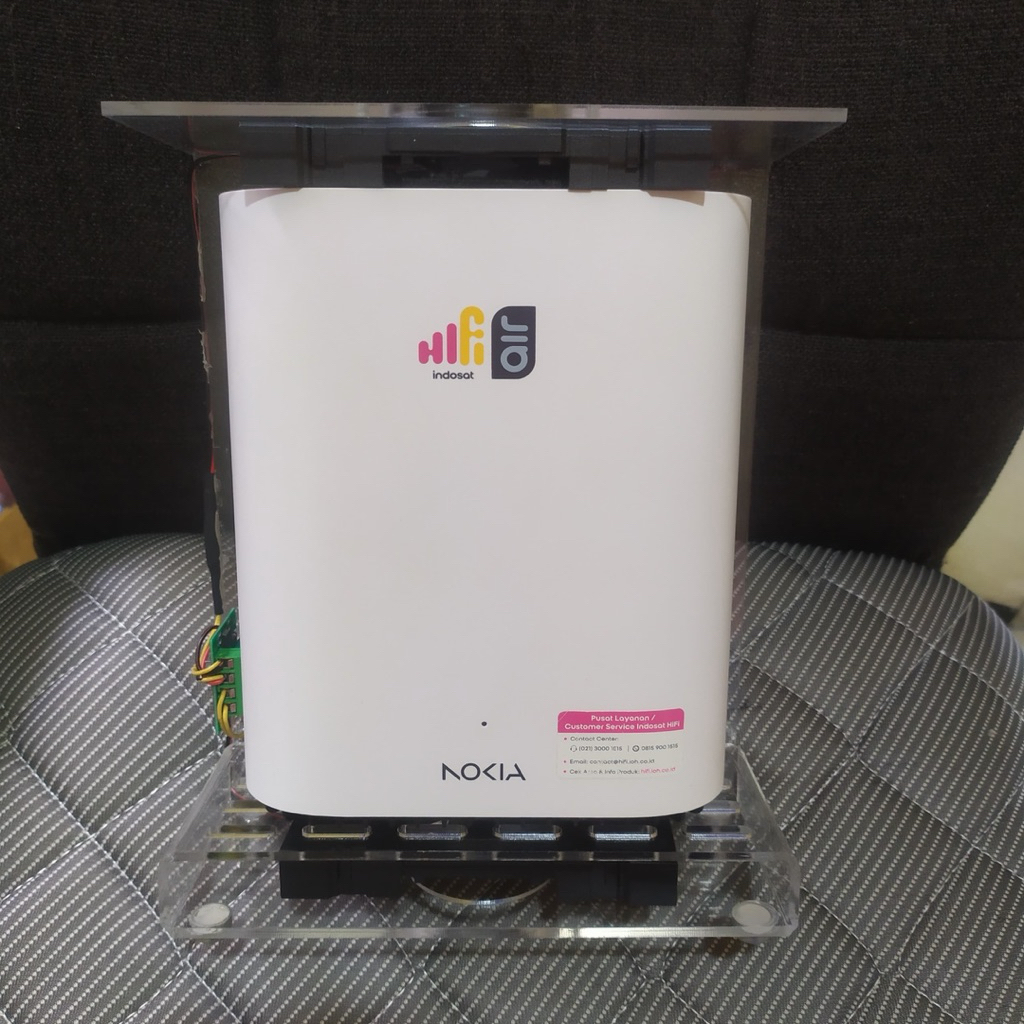 Akrilik 3mm Cooling Fan Kipas Pendingin Modem Router Nokia 5G Fastmile 2 hifi air