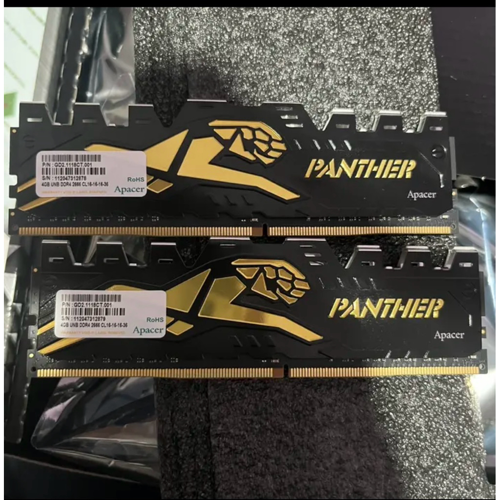 RAM 8GB DDR4 (2x4GB) APACER GOLD 2666MHZ
