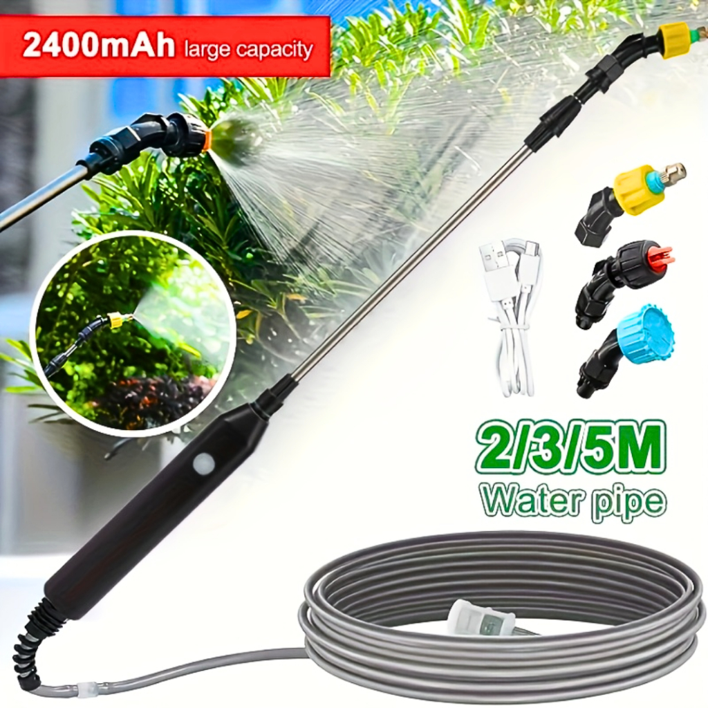 TaffHOME Alat Stik Sprayer Semprot Penyemprot Semprotan Penyiram Tanaman Hias Bunga Elektrik MX37
