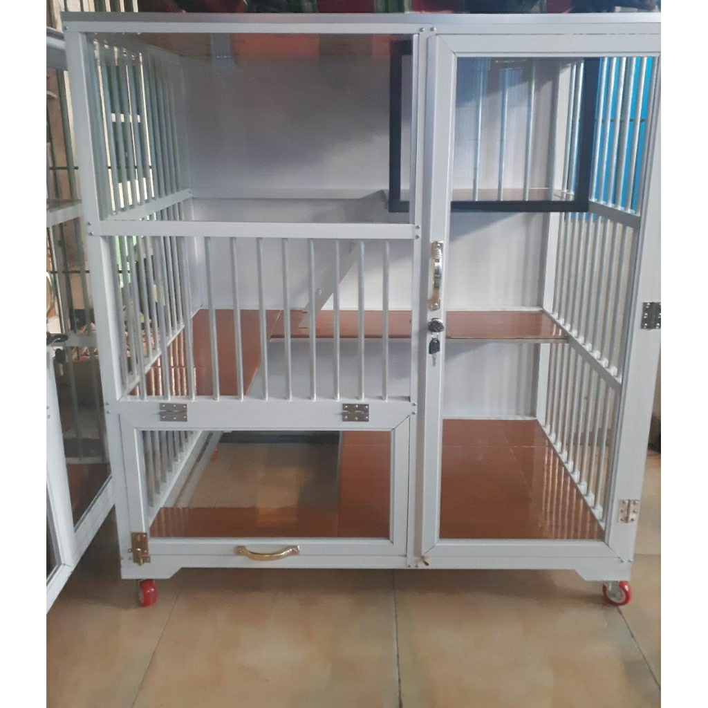 kandang kucing aluminium 1pintu