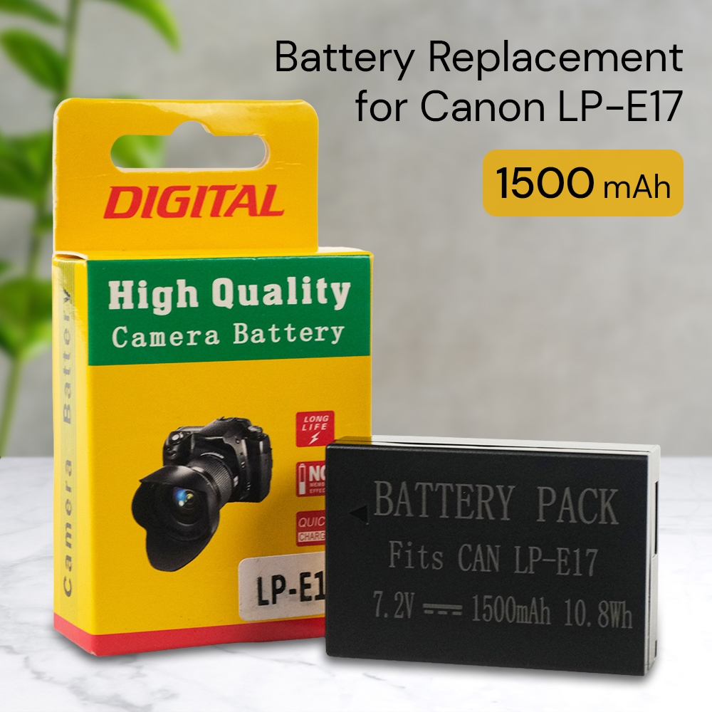 [CUCI GUDANG] Baterai Kamera Canon LP-E17 1500mAh Tahan Lama