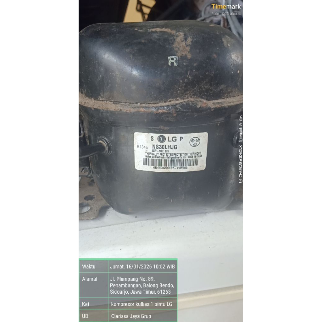 kompresor kulkas 1 pintu LG, Polytron, sharp ns30lhjg
