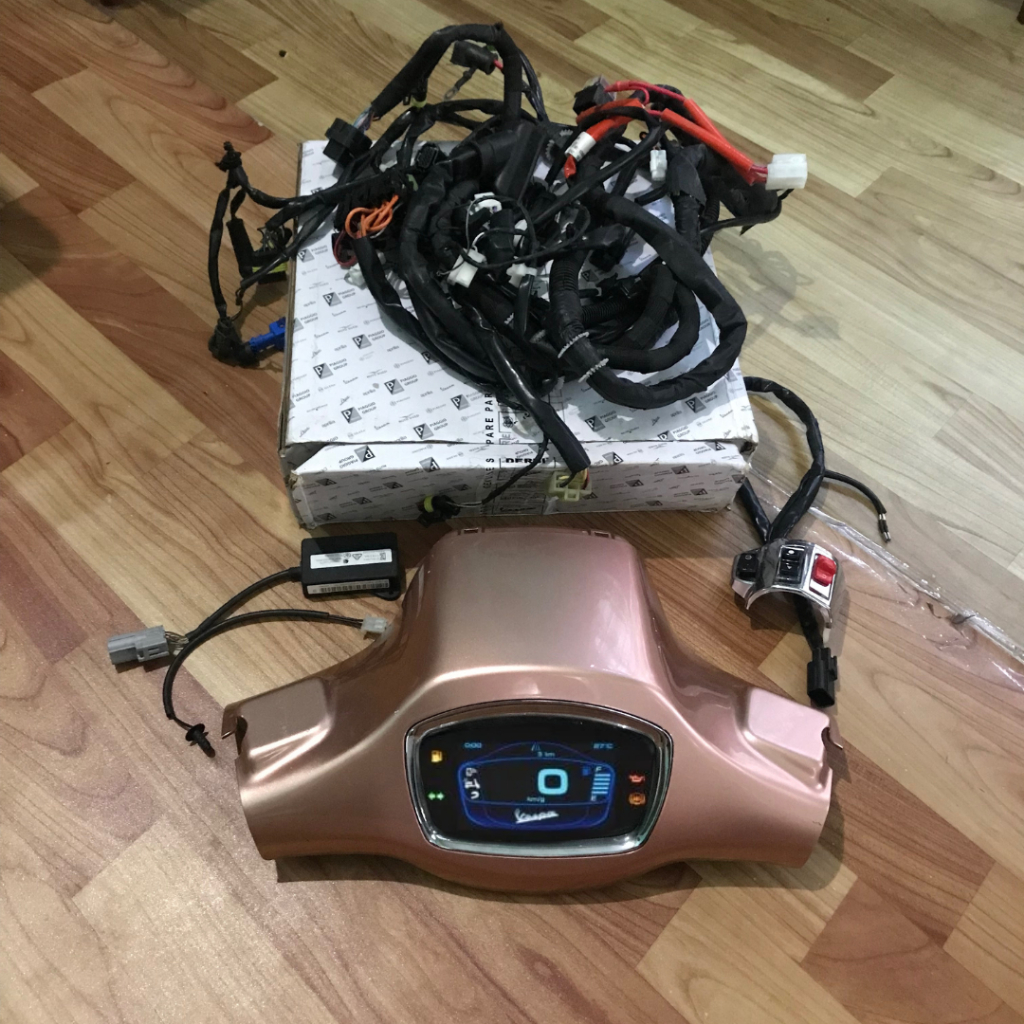 SPEEDOMETER TFT VESPA SPRINT JUSTIN BIEBER 10TH 75TH ANNIVERSARY