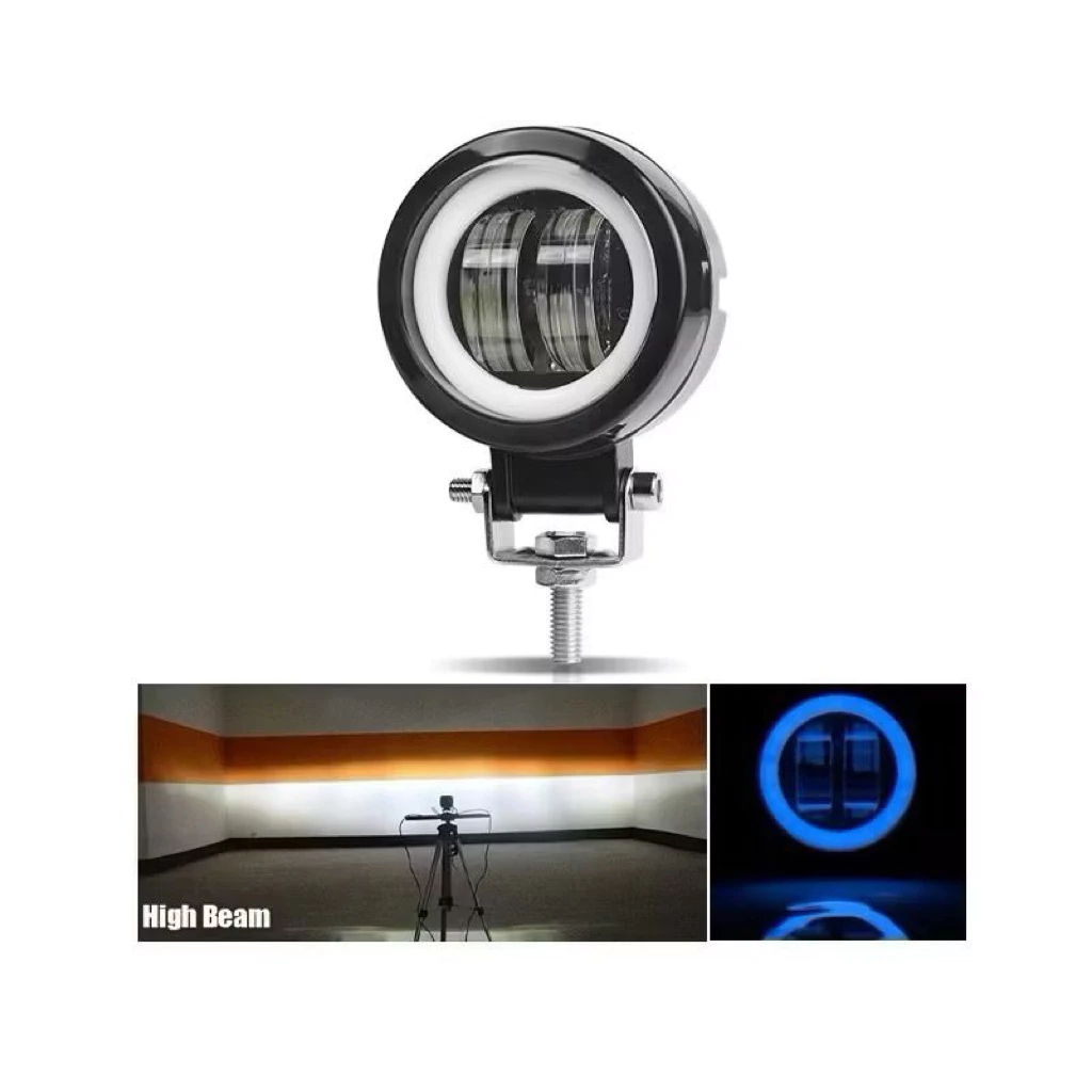 Lampu sorot Daymaker 2 lensa merek HJG universal semua motor Lampu tembak sorot daymaker 2 lensa uni