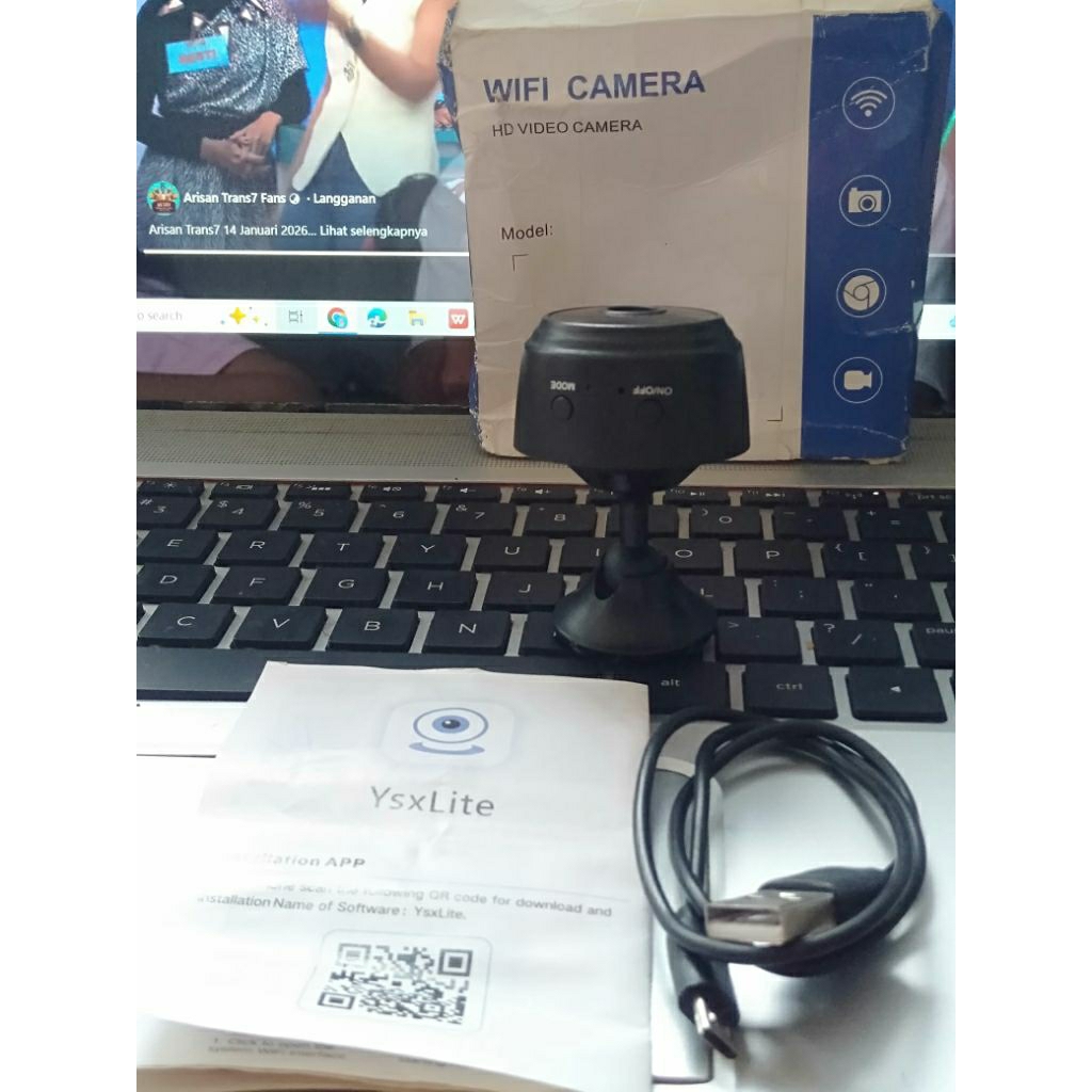 Kamera CCTV Wifi Rumah Indoor dan Outdoor Mini Tersembunyi Kecil Konek Ke HP Handphone Murah