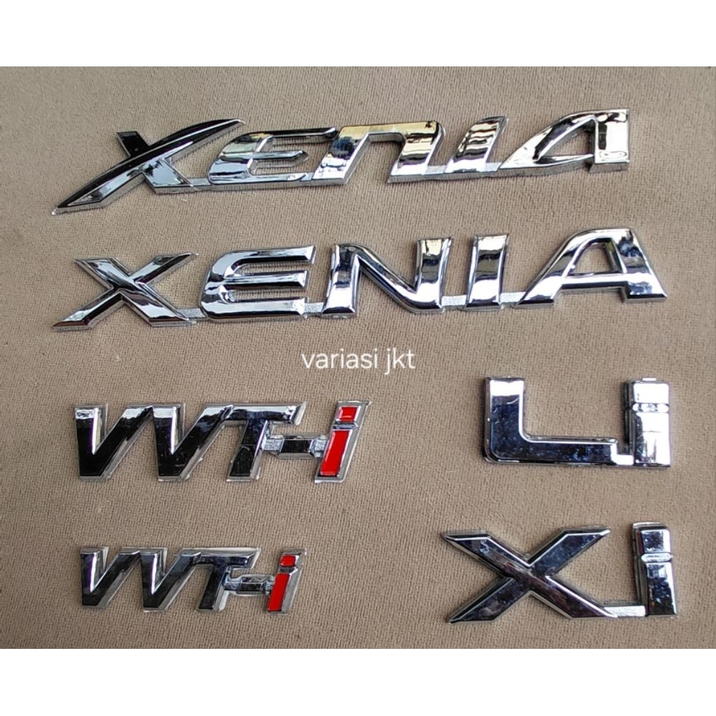 EMBLEM XENIA LAMA / XENIA BARU / EMBLEM XENIA / XI / LI / VVTI